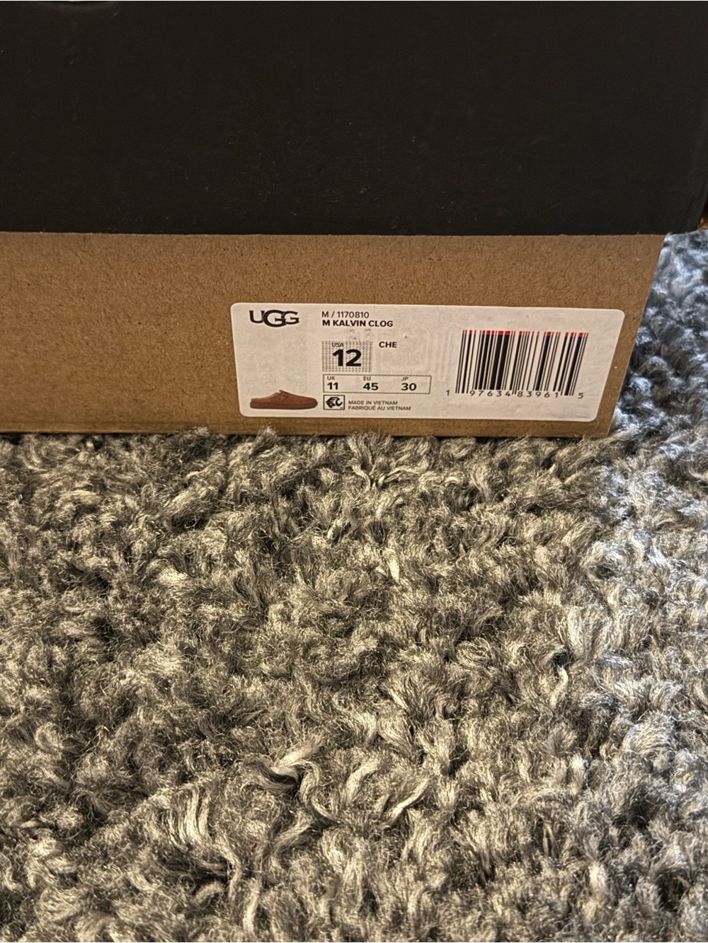 UGG Men’s Suede Slip-On Loafers in Chestnut Tan - Picture 3 of 3